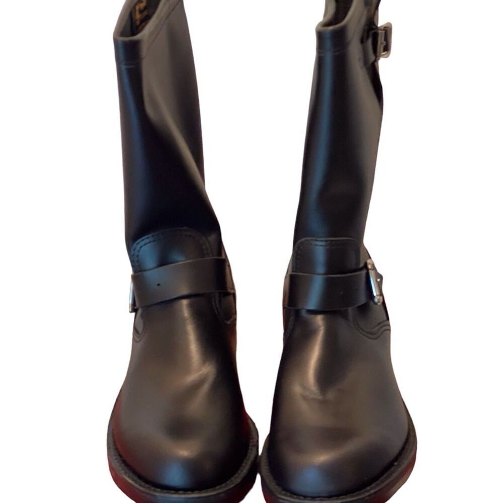 NEW Chippewa Women's  MOTO Black Leather Boots ~ Size 10M